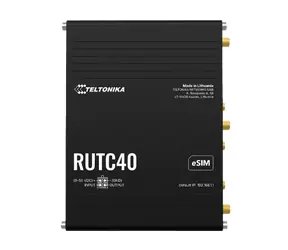 Teltonika RUTC40 / Industrierouter / 4G (LTE) / Wi-Fi 6 / Dual SIM & eSIM / 4X LAN / 1x WAN