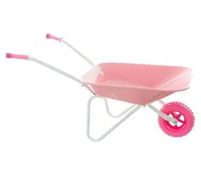 TEDDIES Gartenschubkarre Yupee groß rosa / 48x38x11 cm / ab 3 Jahren