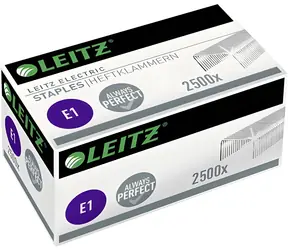 Leitz Heftklammern E1 für NeXXt Wow 5566/5532 / Heftklammern für Hefter / 2500 Stück / verzinkter Stahl