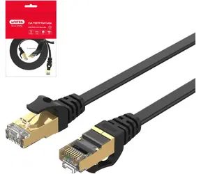 Unitek Patchkabel RJ45 Cat.7 SSTP schwarz / Patchkabel / RJ45-RJ45 / 2 m