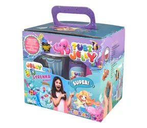 Tuban Tubi Jelly Kreativset mit Aquarium XL Meerjungfrau / 3D-Gelfiguren / 6 farbige Gele / Spielzeug des Jahres 2021