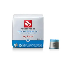 Illy iperEspresso Decaffeinato 18 Stück / Kapselkaffee / entkoffeiniert