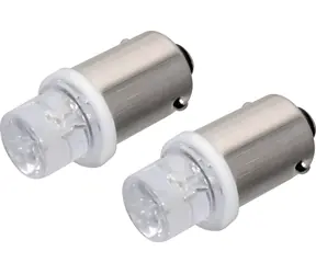 Compass LED-Autolampe Ba9s weiß 2 Stück / Autolampe / 12V / 1x LED