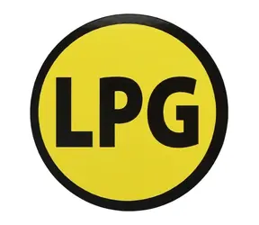 Compass LPG Aufkleber / Aufkleber / 70 mm