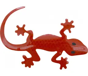 Compass Aufkleber Gecko rot / Aufkleber / Fahrzeugaußenbereich / Gecko-Design