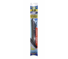 Compass Scheibenwischer HYBRID 330 mm / Scheibenwischer / Hybrid-Design / 11 Adapter / Teflon