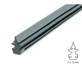 Compass Teflon-Scheibenwischerblatt 610 mm / Ersatz-Scheibenwischerblatt / Für Flachwischer