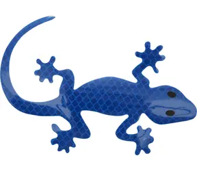 Compass -Aufkleber Gecko blau / Aufkleber / Fahrzeugaußenbereich / Gecko-Design