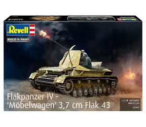 Revell Flakpanzer IV 3,7 cm Flak 43 / Plastikmodell / 1:72
