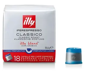 Illy iperEspresso Classico Lungo 18 Stück / Kapselkaffee