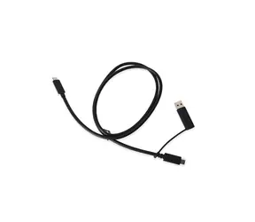 Wortmann USB-C/A-Kabel für TERRA Mobile Dockingstation 800 / Kabel / USB-A/USB-C / Schwarz