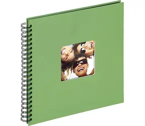 Walther Fun mintgrünes Album 30x30 cm / 50 schwarze Seiten / Spiralbindung