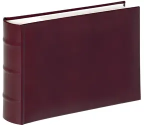 Walther Memo Classic 15x20 (100 Fotos) bordeauxrot / Memo-Album / Beschreibungsfeld