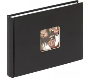 Walther Fun Album, schwarz, 22 x 16 Zoll, 40 Seiten, Hardcover