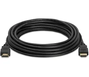 Techly HDMI-HDMI-Kabel, schwarz, 4K 60Hz, 5 m, mit Ethernet und ARC