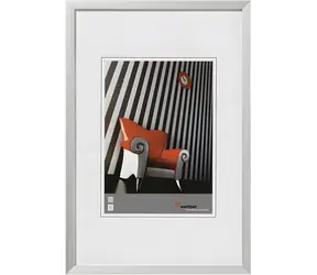 Walther Stuhl 13x18 silber / Bilderrahmen / Aluminium / 13x18 cm