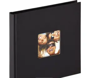 Walther Fun FA199B, schwarz, 18x18 Zoll / Album / 30 schwarze Seiten / Hardcover