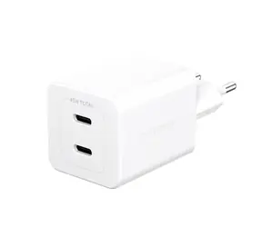 PanzerGlass empower Grand Prix weiß / Reiseadapter / GaN / 45 W PD / 2x USB-C