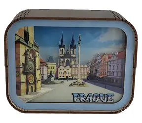 2KIDS TOYS Puzzle-Lampe Prager Astronomische Uhr und Altstadtmarkt / Mit Beleuchtung