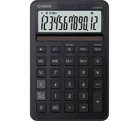 Casio MS-200DQ-BK schwarz / Tischrechner / 12-stellige Anzeige / MwSt. und Marge