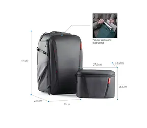 Pgytech OneMo 2 25L Space Black / Fotorucksack / 25 l