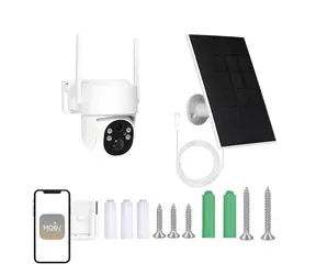 MOES WCM-J10-S / IP-Kamera für den Außenbereich / 4 MP / WLAN / Solarpanel / Infrarot / IP65