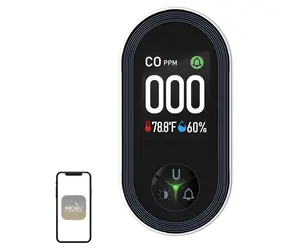 MOES S02-CO / Kohlenmonoxid-Detektor / Elektrochemischer Sensor / LCD-Anzeige / Netzanschluss