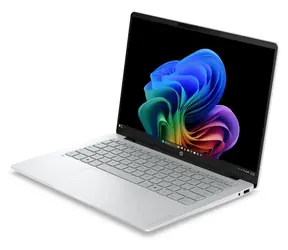 HP OmniBook 5 14-hh0001ncx silber / Notebook / 14" 3K OLED 120Hz / Intel Core Ultra 5 322 / 16GB / 512GB SSD / Windows 11