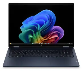 HP OmniBook X Flip 16-cc0002ncx blau / Notebook / 16" 2,8K OLED-Touchscreen / RYZEN AI 7 445 / 24 GB RAM / 1 TB SSD / Windows 11