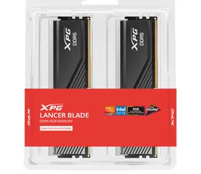 ADATA XPG Lancer Blade RGB 64 GB (2x32 GB) Schwarz / Arbeitsspeicher / DDR5 / 6000 MHz / CL30 / AMD EXPO / XMP 3.0