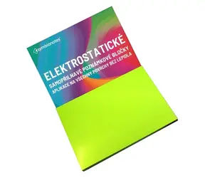 Fellowes Symbio Symbionotes grün / Elektrostatischer Notizblock / 190 x 100 mm / 100 Stück