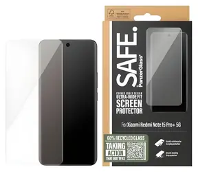PanzerGlass SAFE Ultra-Wide Fit transparentes Schutzglas für XIAOMI Redmi Note 15 Pro+ 5G