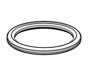 Geberit Ablaufbogendichtung DN90 / Dichtung / EPDM / O 90 mm / für Kombifix, Duofix