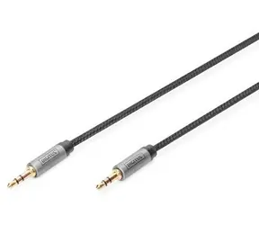 Digitus DB-510110-010-S / Audiokabel / 3,5-mm-Klinkenstecker / Stereo / 1 m