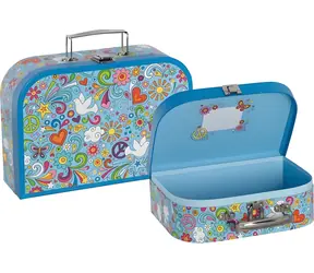 GOKI Love & Peace Kofferset, 2-teilig / Karton, Metall / ab 3 Jahren