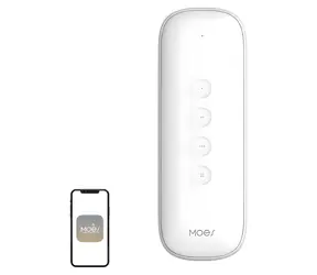 MOES ZR-SR-R01-WH weiß / Szenenschalter / ZigBee 3.0 / IP55 / 4 Tasten / CR2032