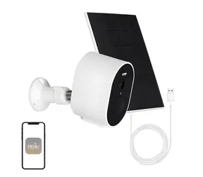 MOES WCM-S24-S / Outdoor-IP-Kamera / 4 MP / WLAN / Solarpanel / IR / IP65