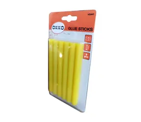 OKKO Heißklebesticks gelb / Klebesticks / 11,2 x 100 mm / 6 Stück