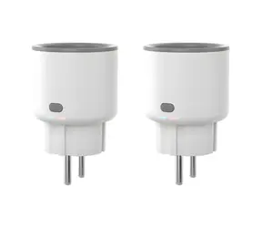 Sonoff S60ZBTPF (2 Stück) / Intelligente Steckdose / ZigBee / Typ F (Schuko) / Verbrauchsmessung / 16 A