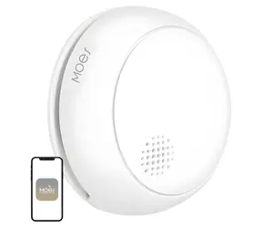 MOES SSD01 / Rauchmelder / ZigBee / Lautstärke 85 dB / Batterie-Selbsttest