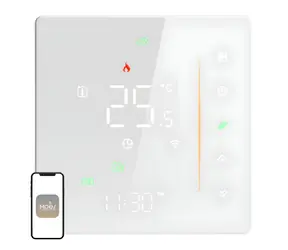 MOES WHT-006-GB-WH weiß / Thermostat für elektrische Heizung / 16 A / WLAN / Touchscreen