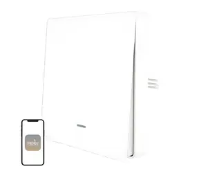 MOES ZS-B-EU1 weiß / Intelligenter Schalter / 1 Kanal / ZigBee 3.0 / Ohne Neutralleiter