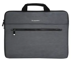 Wozinsky WTL-15 grau / Laptoptasche / 15,6" / Tragegriff / Metallreißverschluss