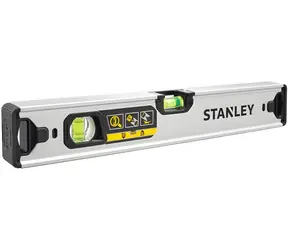 Stanley FatMax Xtreme Kastenwasserwaage / Libelle / 40 cm / Anzahl der Libellen: 2 / Genauigkeit: 0,5 mm/m