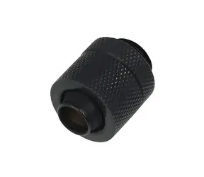 Alphacool Schraubnippel G1/4 schwarz / Nippel / Wasserkühlung / 13/10 mm / gerade