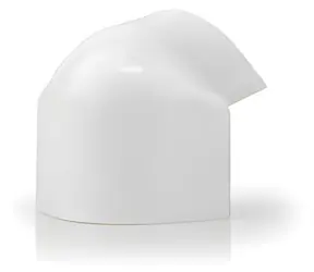 Nedis Kabelkanal-Eckstück weiß / Eckstück / Außenecke / PVC / für CMDT3312WT500/1500