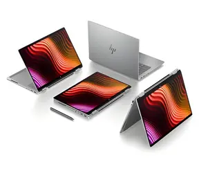 HP OmniBook X Flip 14-kb0071ncx Silber / 2-in-1-Notebook / 14" 3K-Touchscreen / Core Ultra 9 386H / 32 GB RAM / 1 TB SSD / Windows 11