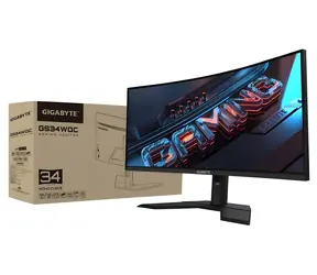 34" GIGABYTE GS34WQC A Schwarz / Monitor / VA / WQHD 3440x1440 / 120Hz / HDR10 / 2x HDMI + DP