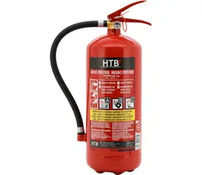 Compass Pulverfeuerlöscher 6 kg ABC (43A) / Feuerlöscher / Pulver FUREX S ABC / Löschleistung 43A 233B C