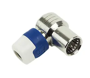 Hirschmann QFA 5 abgewinkelter Stecker / Steckstecker / Koaxialstecker / Geschirmt